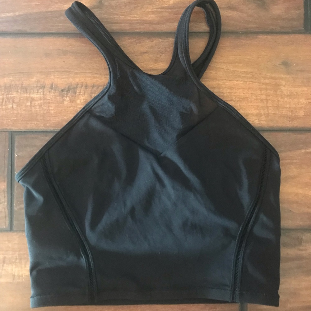 Lululemon Crop Top W/ Bra Size 6